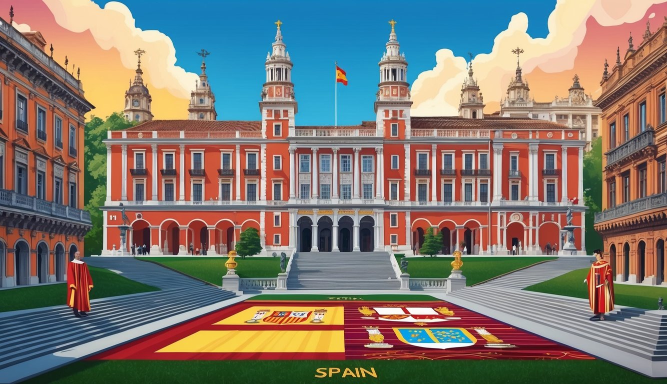 The seven prestigious universities in Spain are surrounded by historic architecture and vibrant cultural symbols